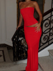 Catala-Skirt-Red