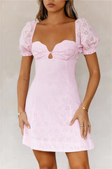 Strawberry Smoothie Mini Dress
